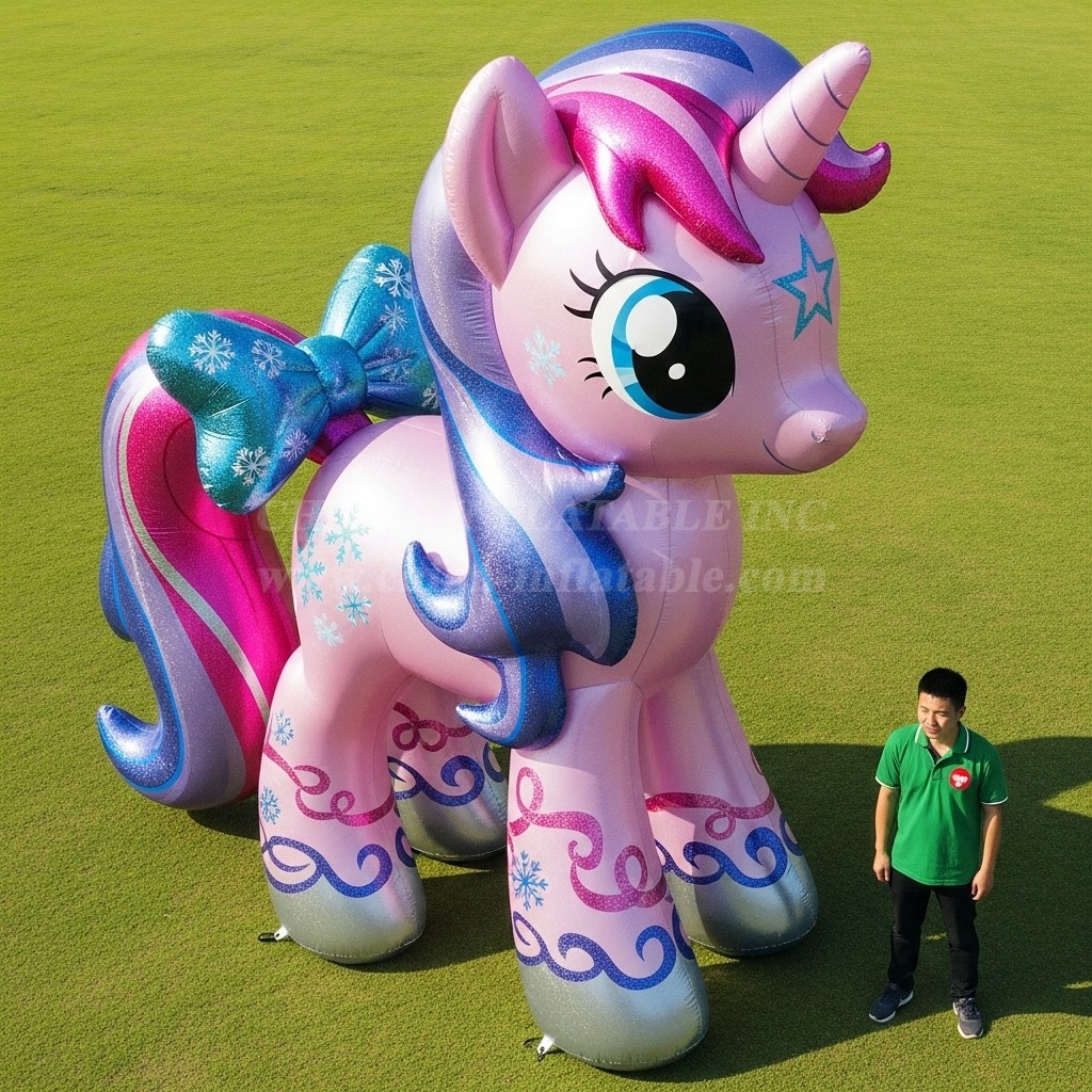 Cartoon3-673 My Little Pony Unicorn Inflatable Cartoon