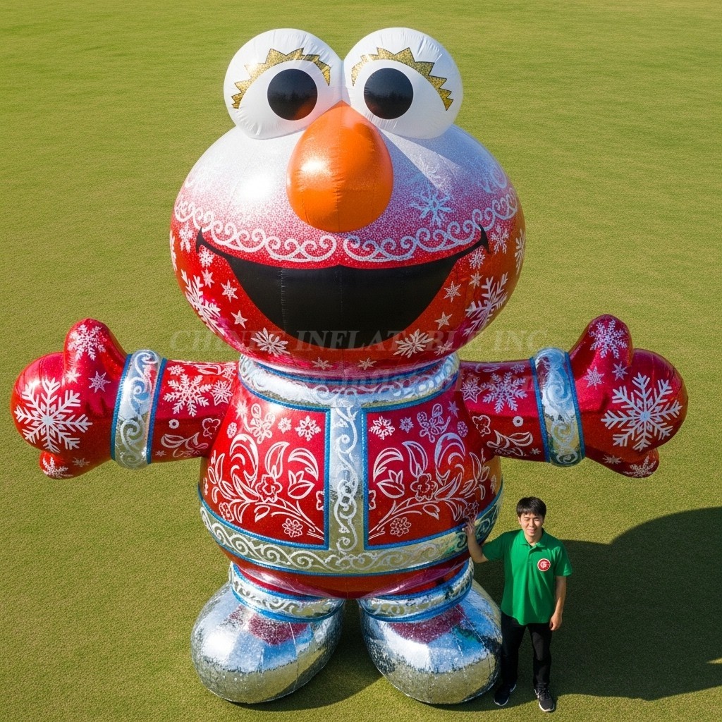 Cartoon3-686 Christmas Theme Tickle Me Elmo Inflatable Cartoon