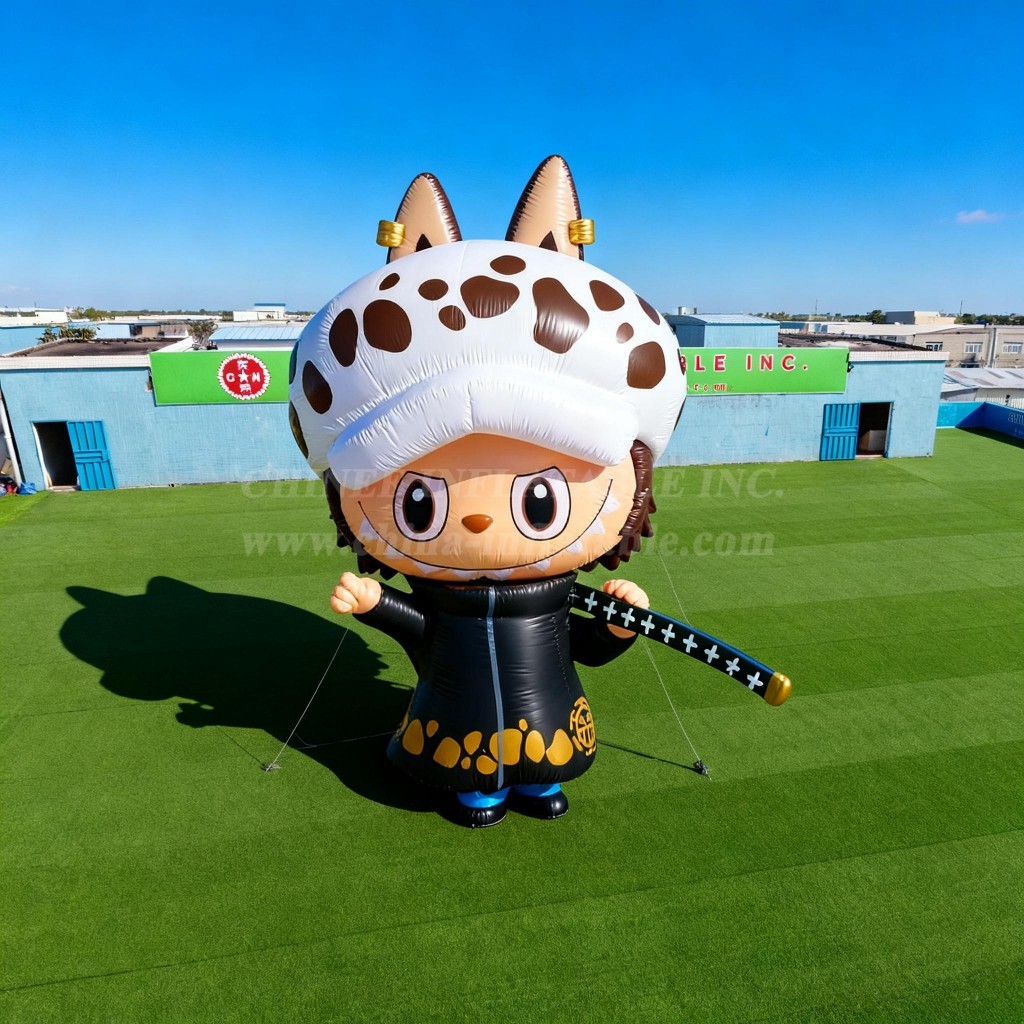 Cartoon3-701 Pop Mart Labubu One Piece Inflatable Cartoons