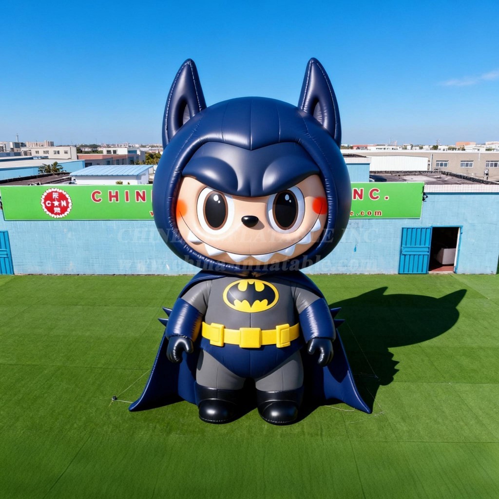 Cartoon3-708 Pop Mart Labubu Batman Inflatable Cartoon