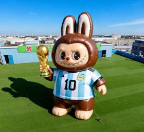 Cartoon3-725 Pop Mart Labubu World Cup Theme Inflatable Cartoons