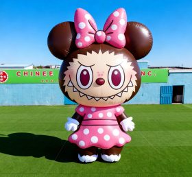 Cartoon3-726 Pop Mart Labubu Minnie Theme Inflatable Cartoon
