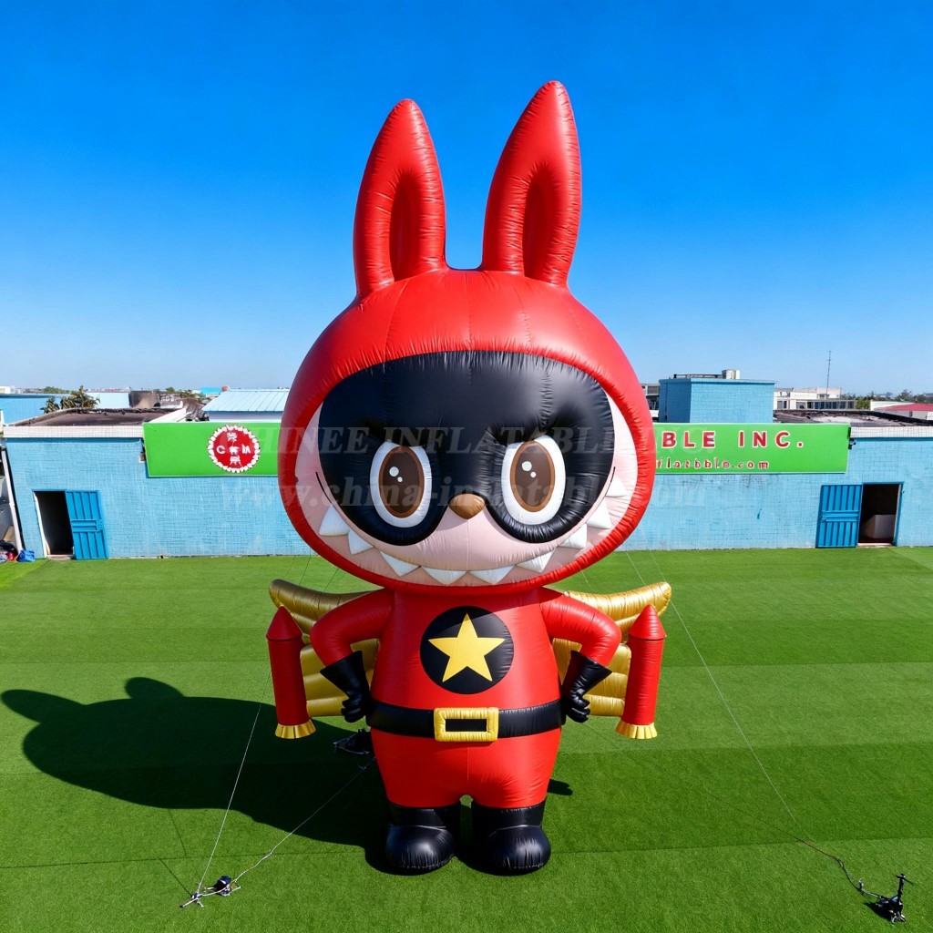 Cartoon3-729 Pop Mart Labubu The Incredibles Theme Inflatable Cartoon