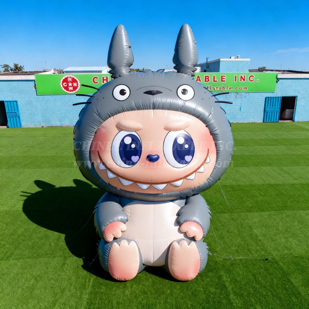 Cartoon3-737 Pop Mart Labubu My Neighbor Totoro Inflatable Cartoons