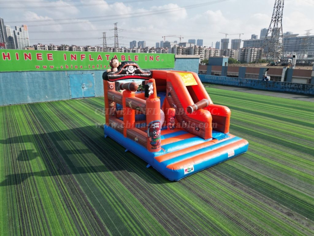 T2-8116 Pirate Ship Inflatable Combo