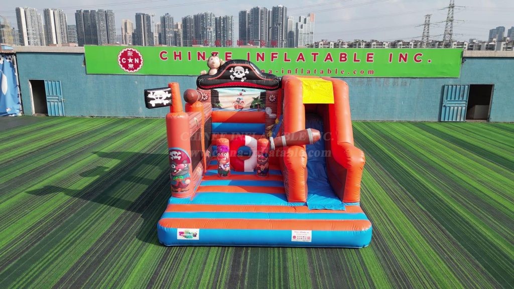 T2-8116 Pirate Ship Inflatable Combo