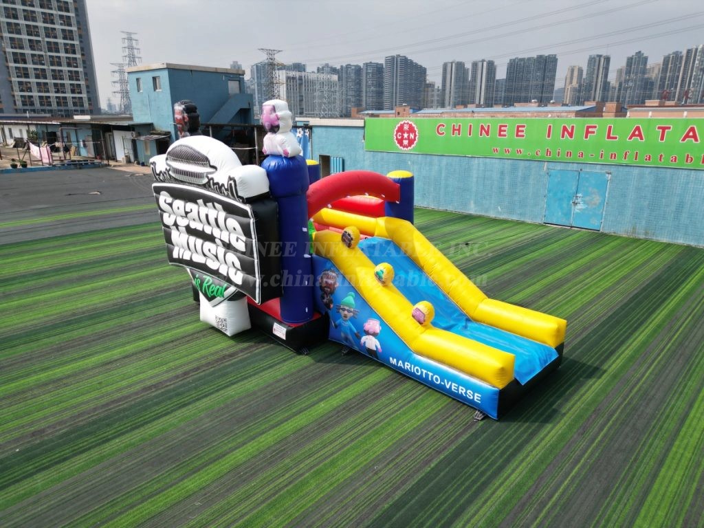 T2-4385B Bounce House & Slide for “Seattle Music”