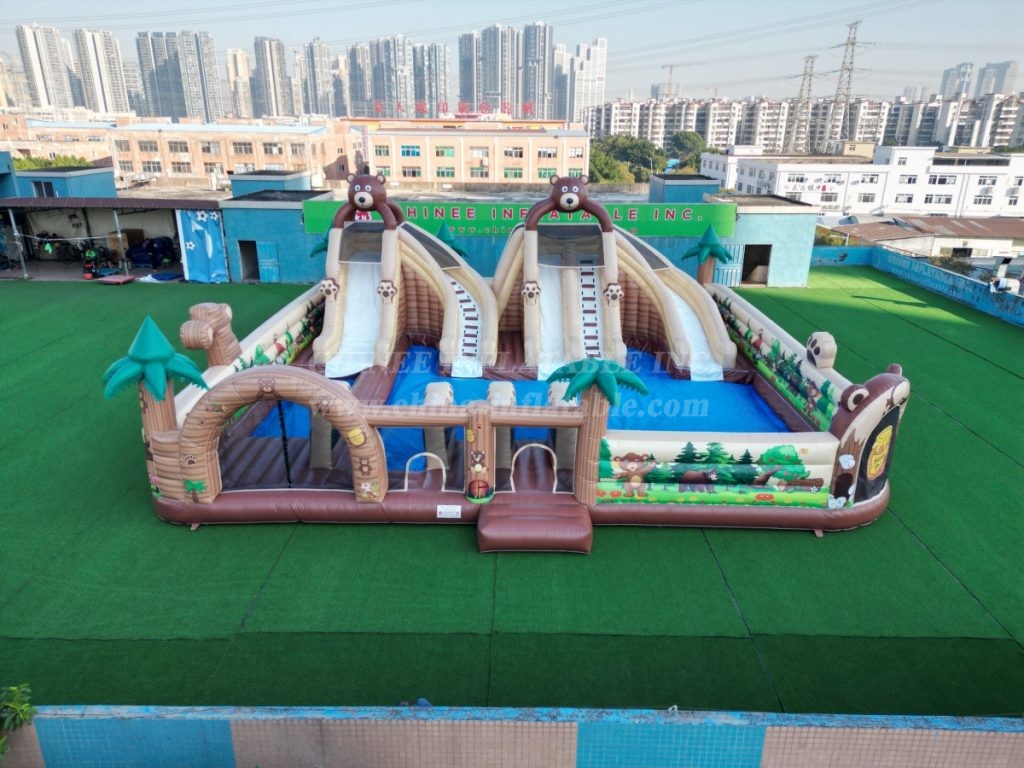 Pool3-430 Bear Theme Pool Water Park