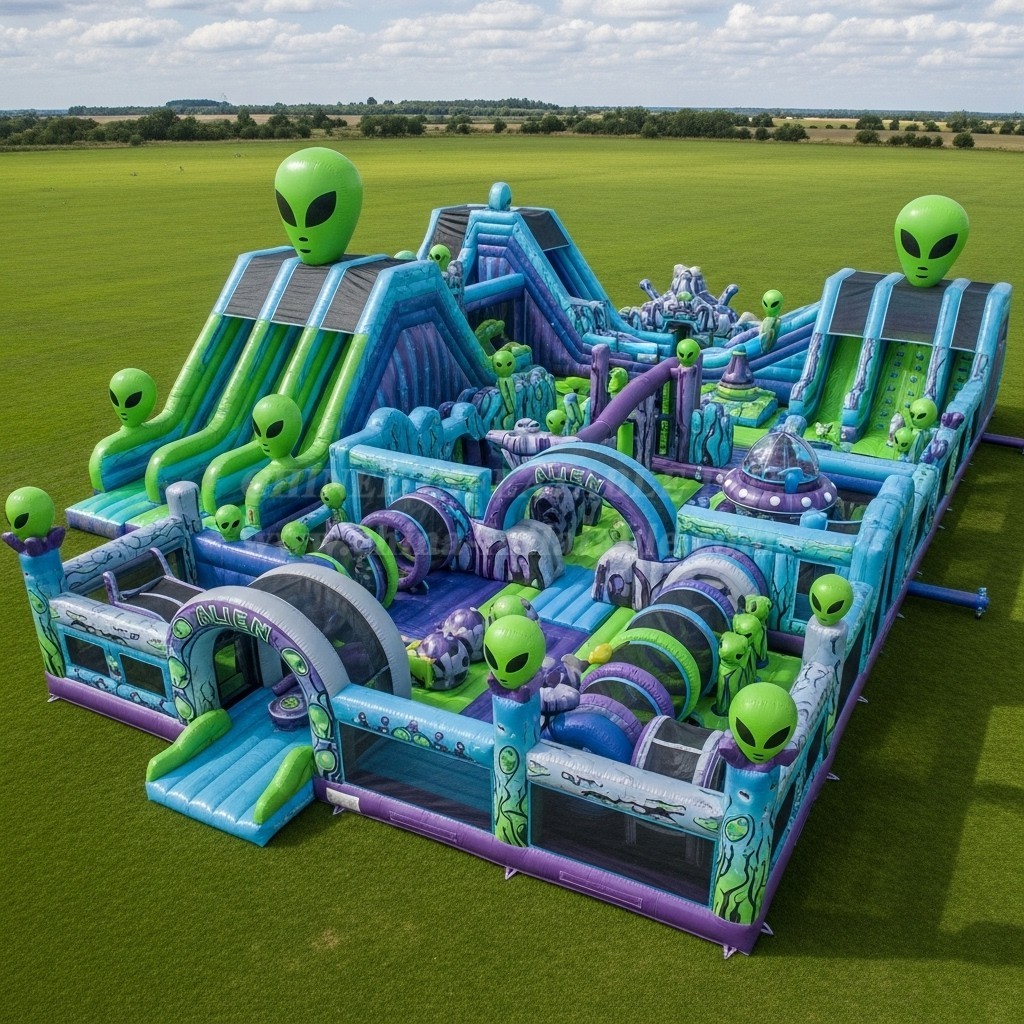 GF2-338 Alien Theme Inflatable Park