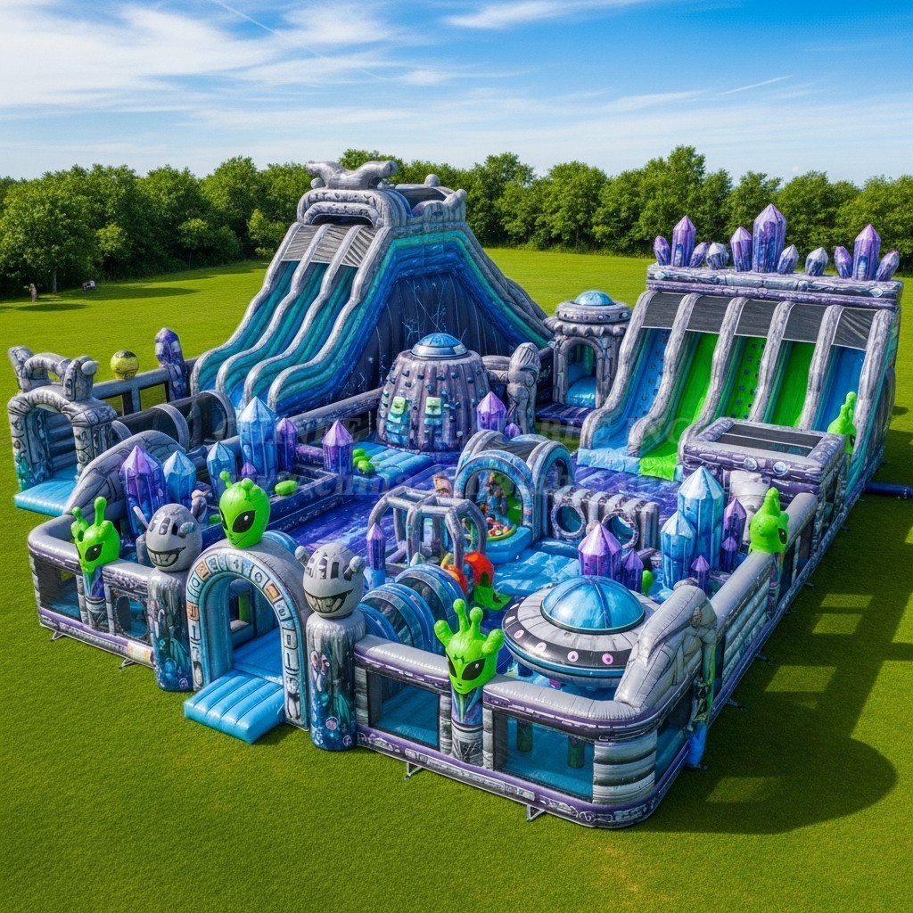 GF2-339 Alien Theme Inflatable Park