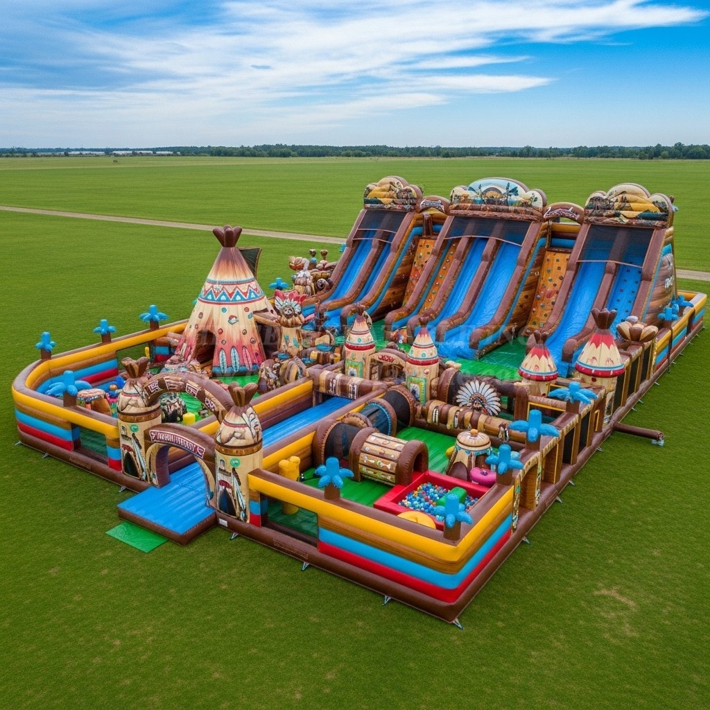 GF2-342 American Indian Theme Inflatable Park