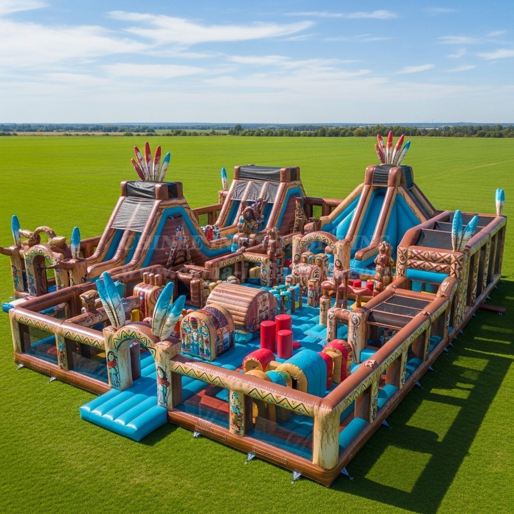 GF2-343 American Indian Theme Inflatable Park