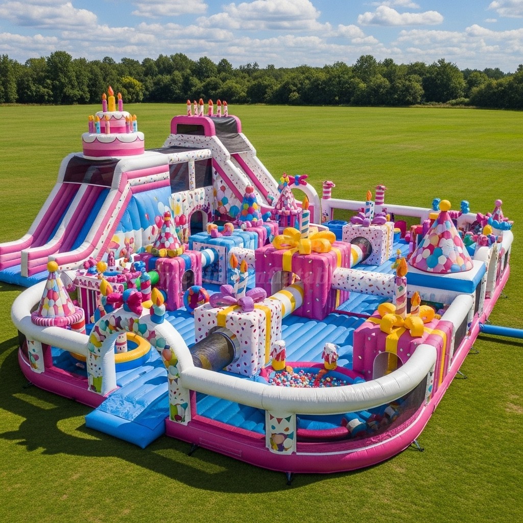 GF2-351 Birthdays Theme Inflatable Park