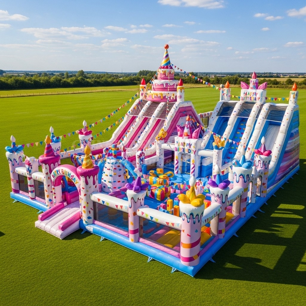 GF2-354 Birthdays Theme Inflatable Park