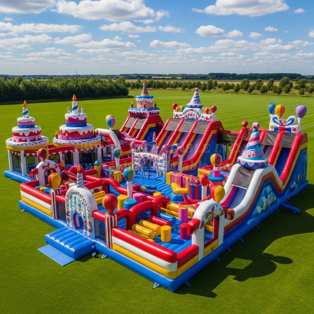 GF2-355 Birthdays Theme Inflatable Park