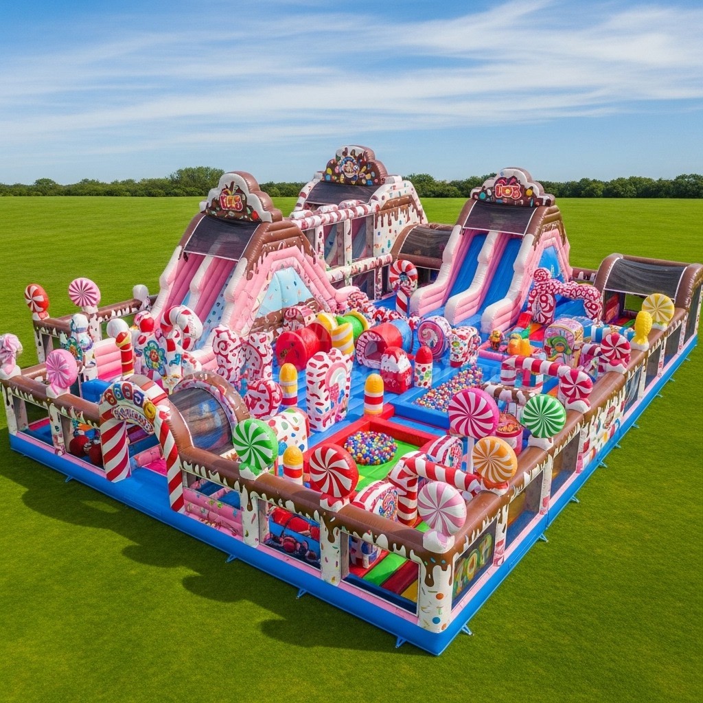 GF2-358 Candy Theme Inflatable Park