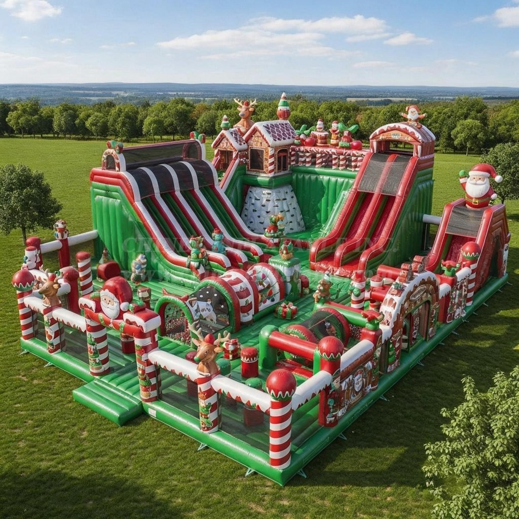 GF2-363 Christmas Theme Inflatable Park