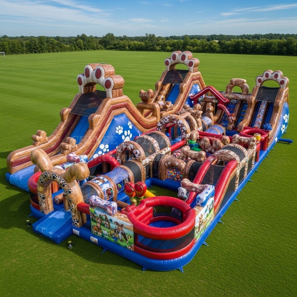 GF2-376 Dog Theme Inflatable Park