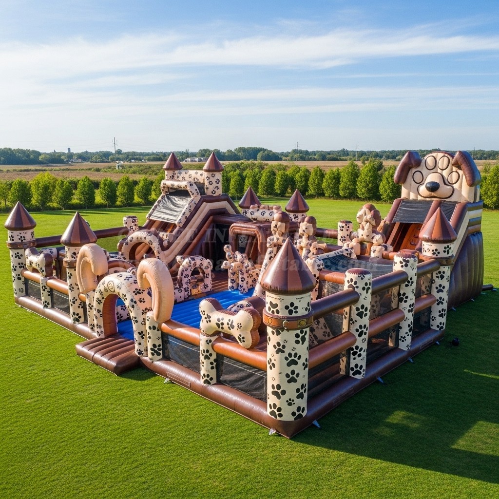 GF2-377 Dog Theme Inflatable Park