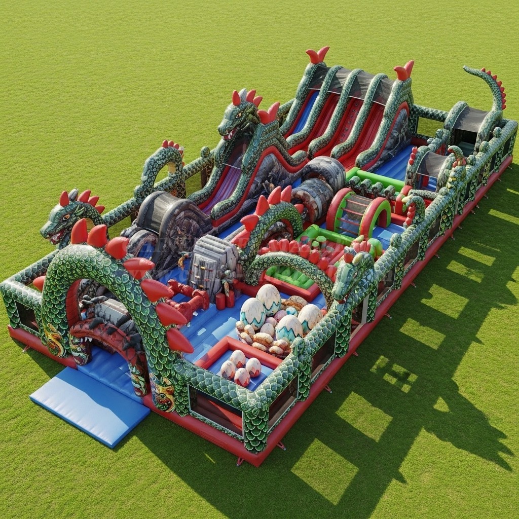 GF2-386 Dragon Theme Inflatable Park