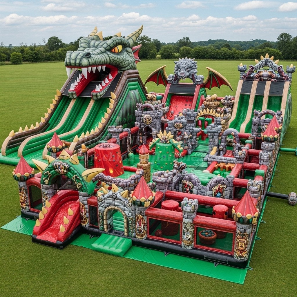 GF2-388 Dragon Theme Inflatable Park