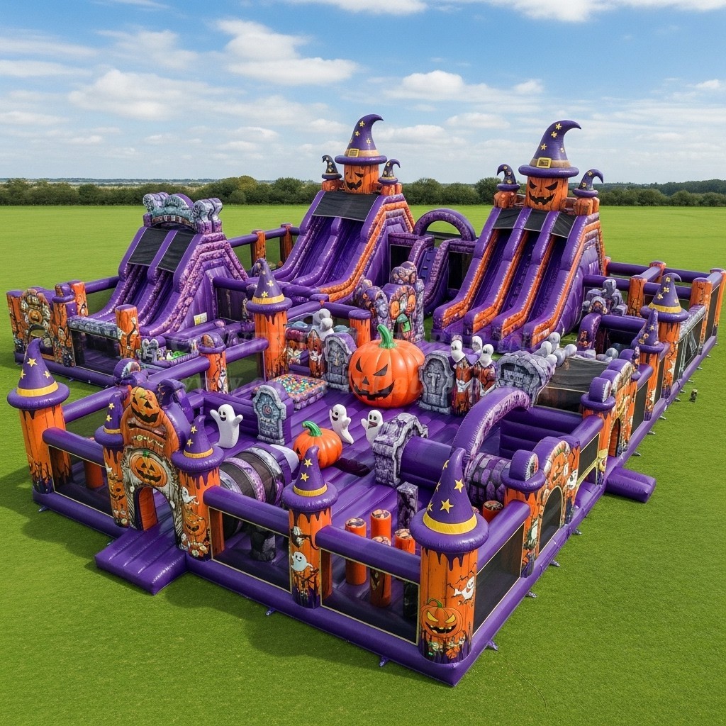 GF2-407 Halloween Theme Inflatable Park