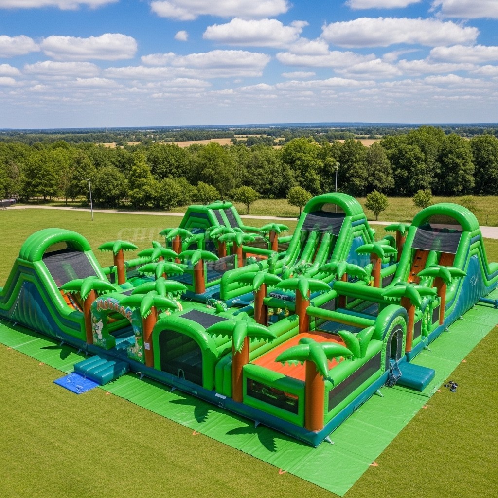 GF2-410 Jungle Theme Inflatable Park