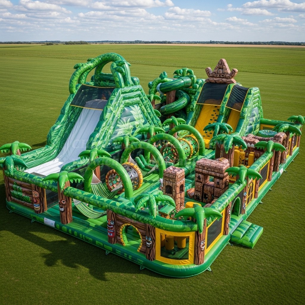 GF2-413 Jungle Theme Inflatable Park