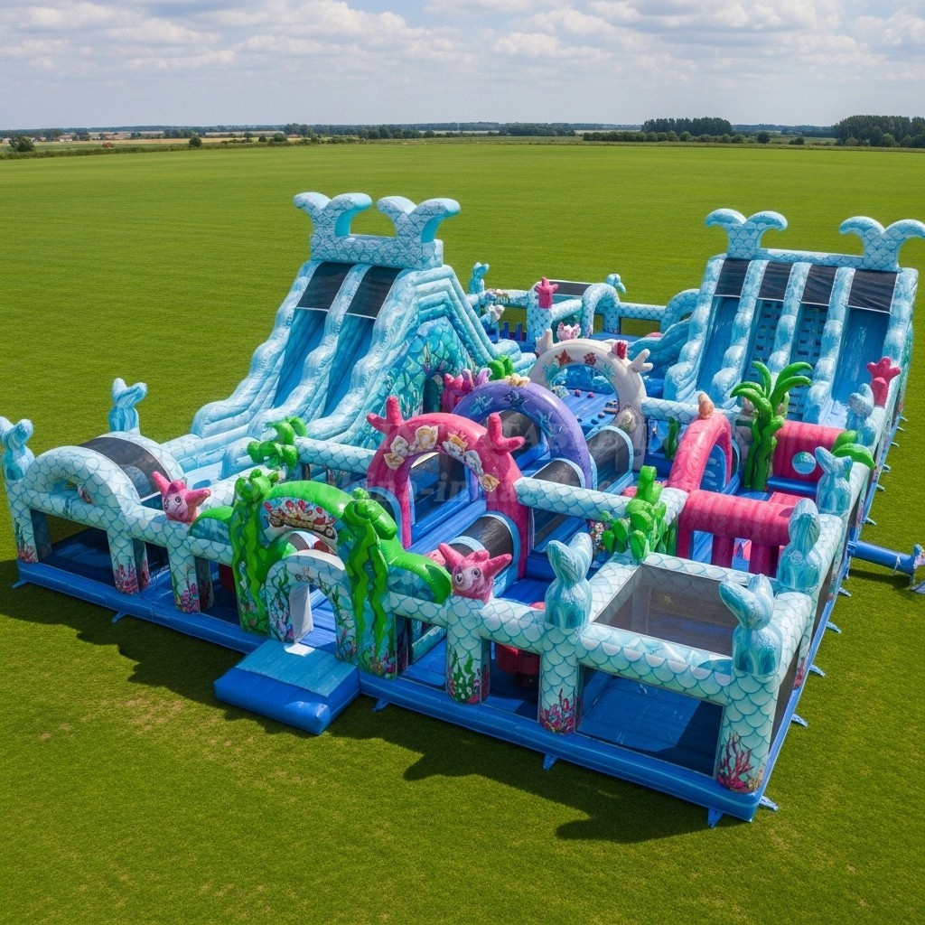 GF2-425 Mermaid Theme Inflatable Park