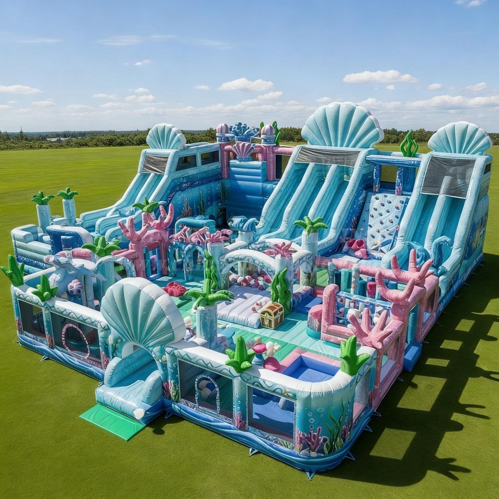GF2-429 Mermaid Theme Inflatable Park