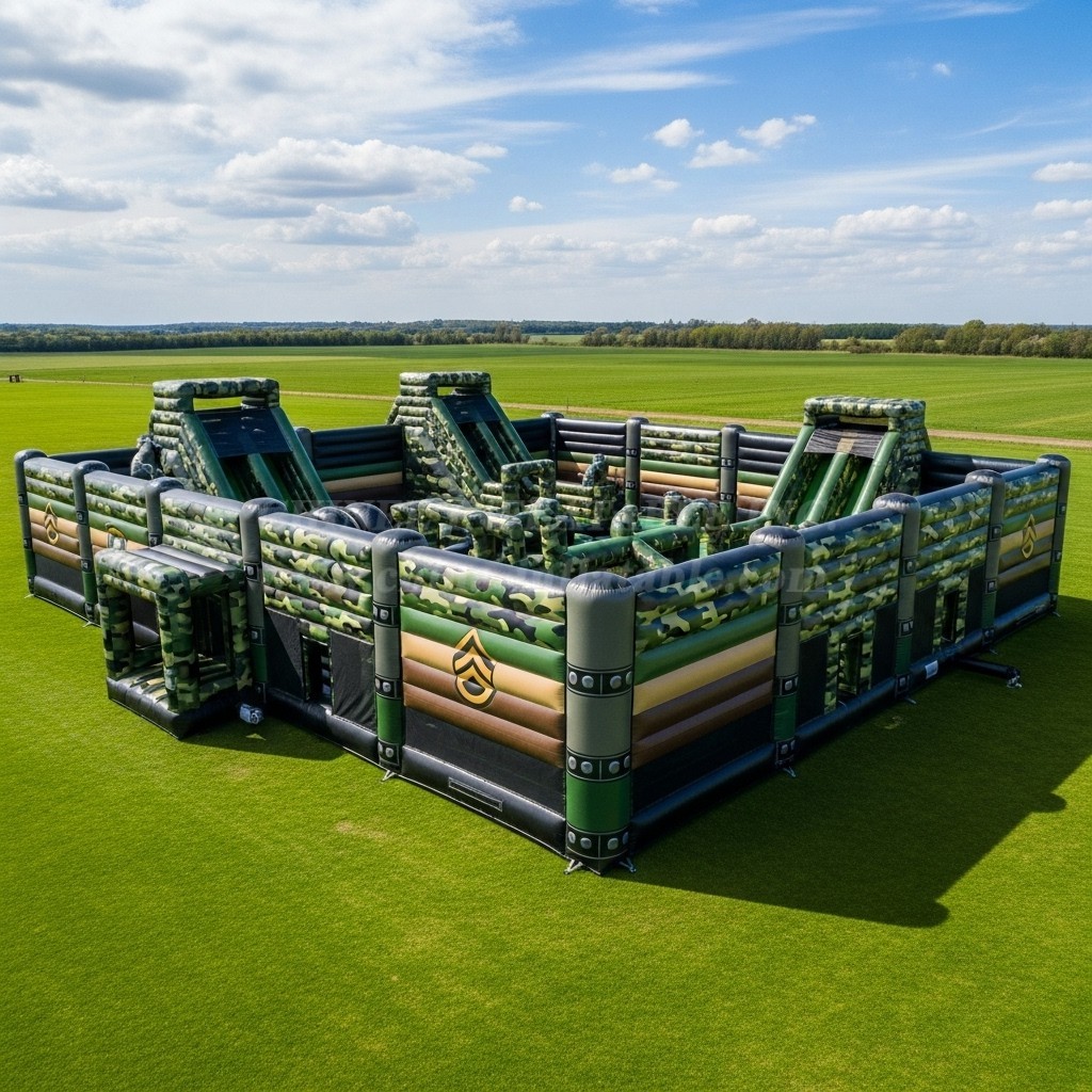 GF2-430 Military Style Theme Inflatable Park