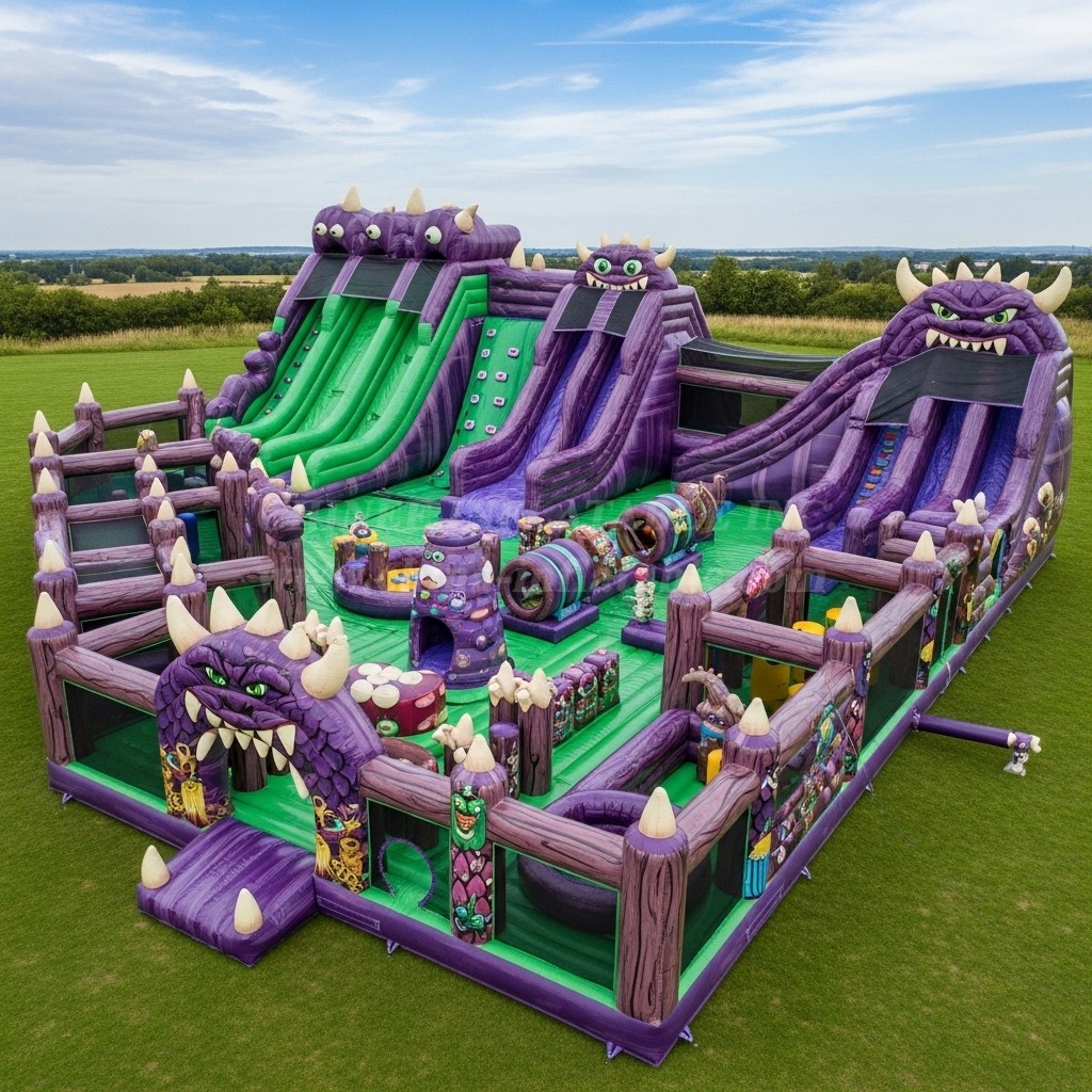 GF2-436 Monster Theme Inflatable Park