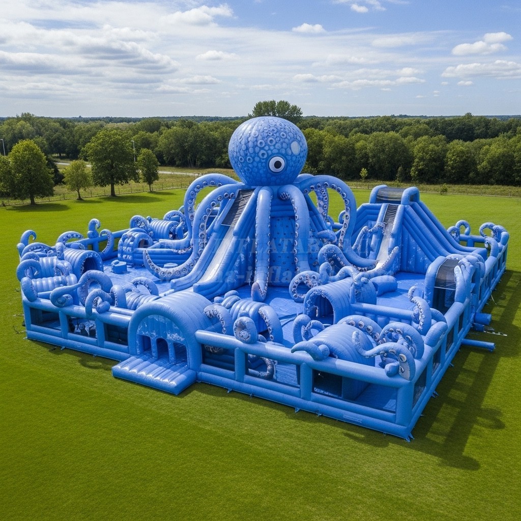 GF2-442 Octopus Theme Inflatable Park