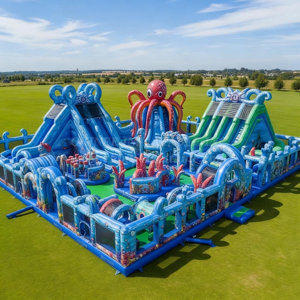 GF2-443 Octopus Theme Inflatable Park