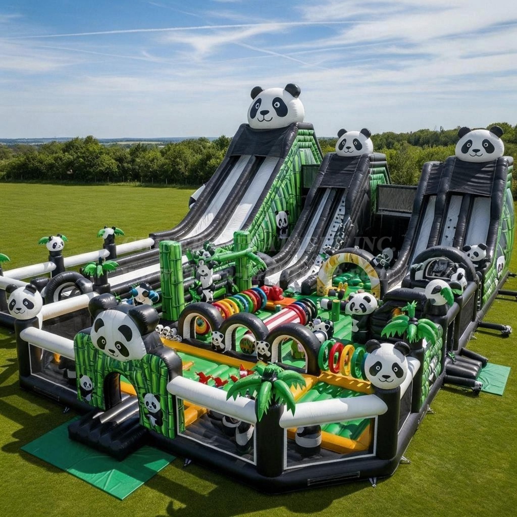 GF2-446 Panda Theme Inflatable Park