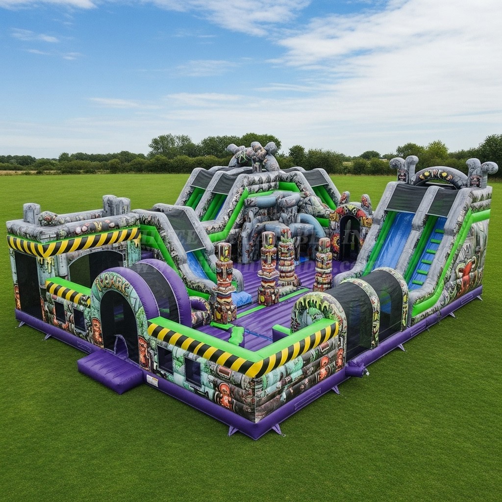 GF2-465 Toxic Theme Inflatable Park