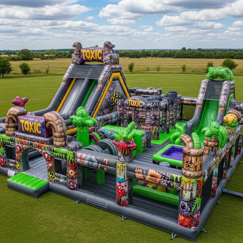 GF2-467 Toxic Theme Inflatable Park
