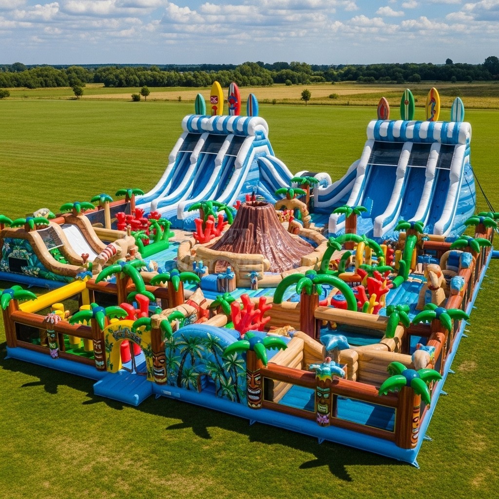 GF2-475 Tropical Theme Inflatable Park