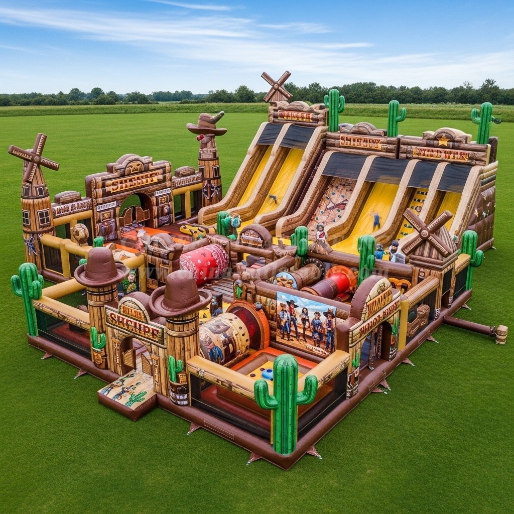 GF2-495 Wild West Theme Inflatable Park
