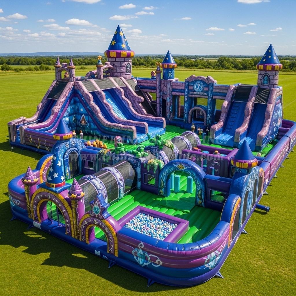 GF2-497 Wizard Theme Inflatable Park