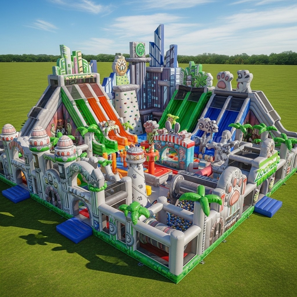 GF2-503 Zootopia Theme Inflatable Park