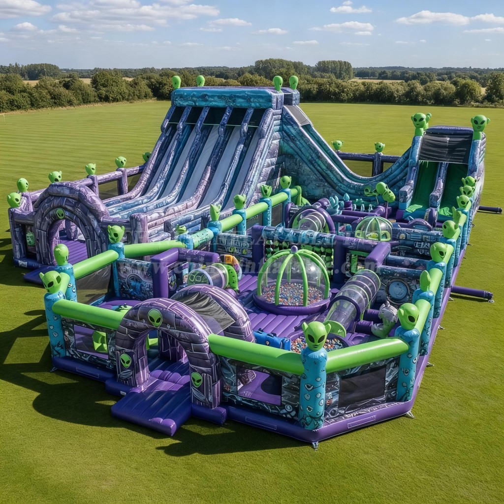 GF2-507 Alien Theme Inflatable Park
