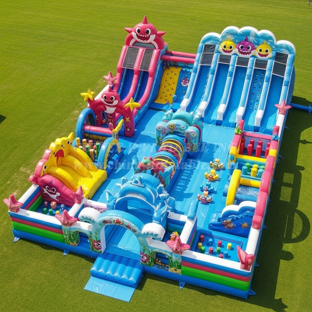 GF2-521 Baby Shark Theme Inflatable Park