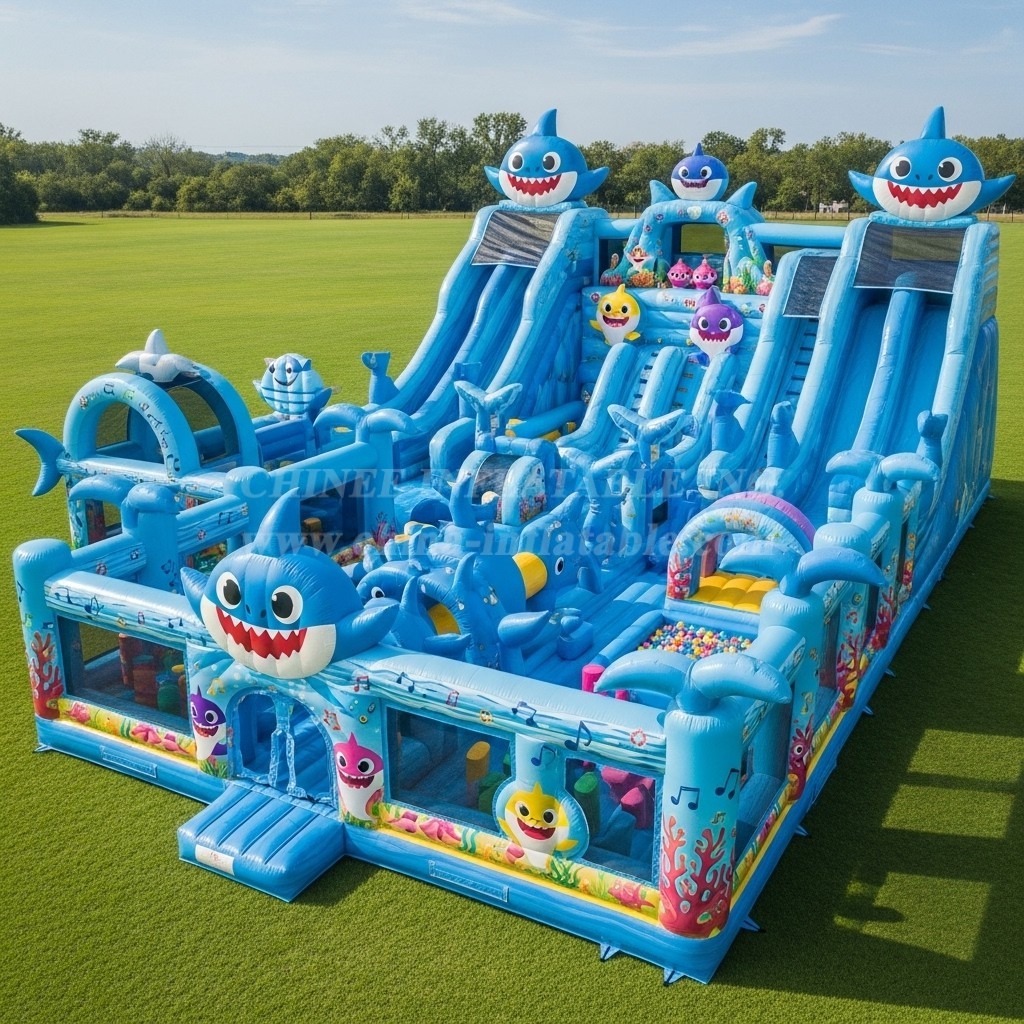 GF2-525 Baby Shark Theme Inflatable Park