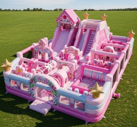GF2-532 Barbie Theme Inflatable Park