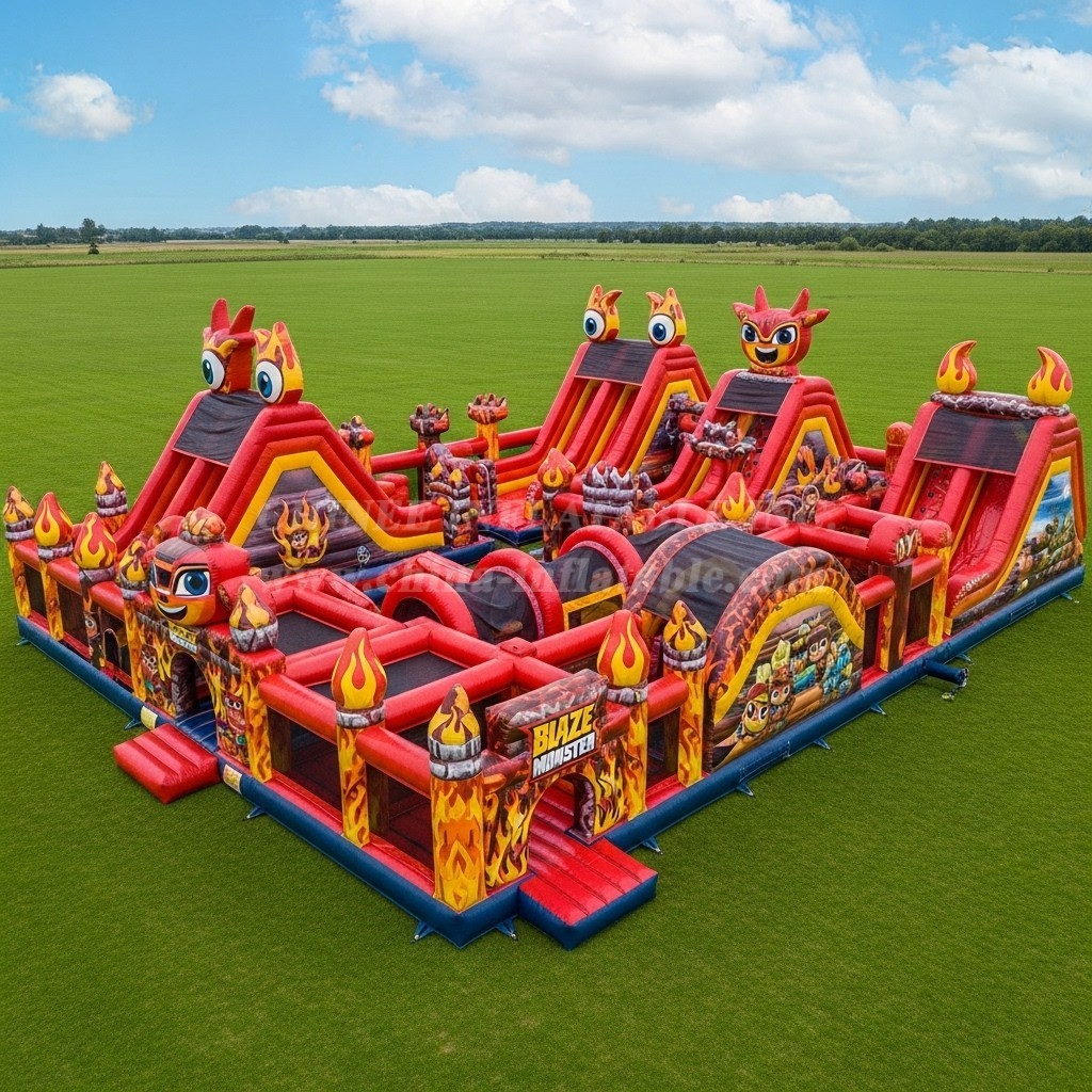 GF2-543 Blaze Monster Theme Inflatable Park
