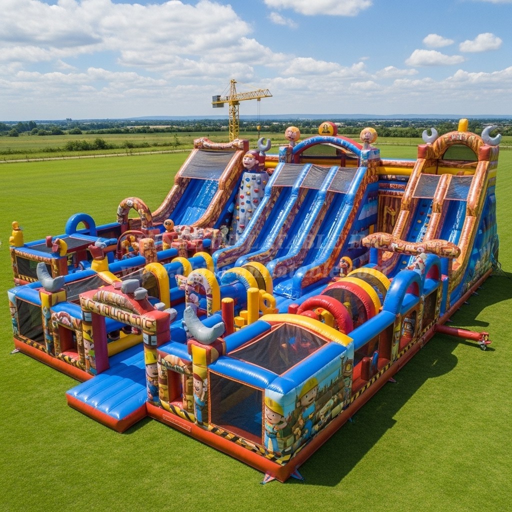 GF2-545 Bob the Builder Theme Inflatable Park