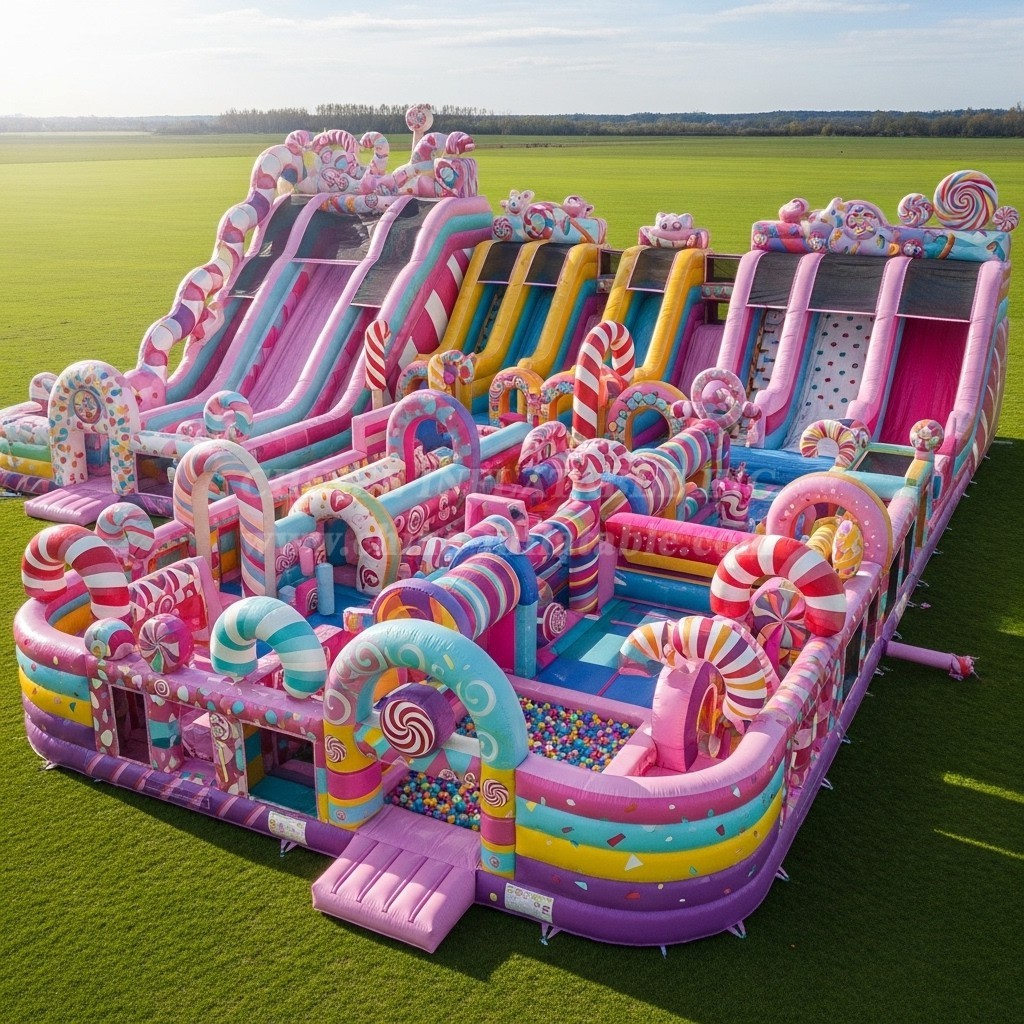 GF2-547 Candy Theme Inflatable Park