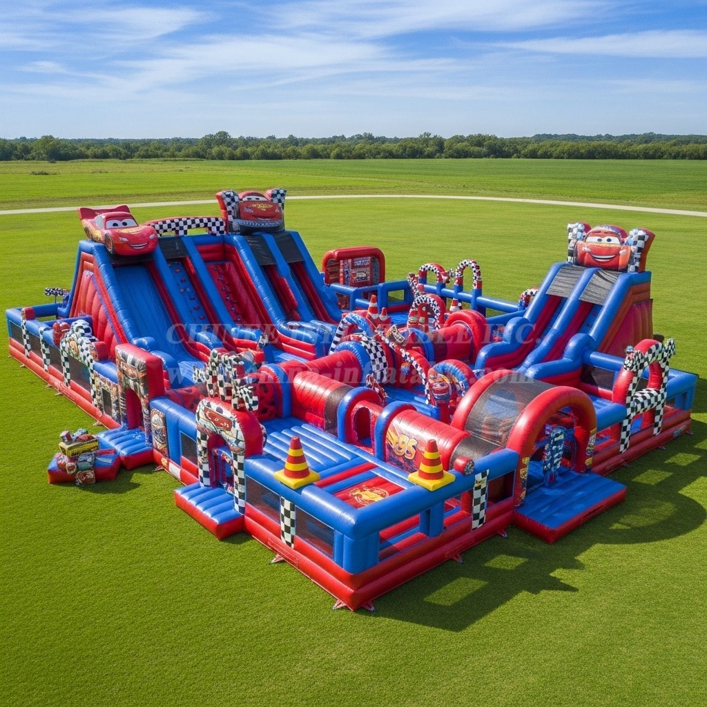GF2-557 Cars Theme Inflatable Park