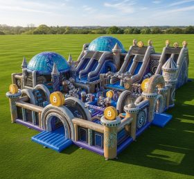 GF2-566 Cryptocurrency Theme Inflatable Park